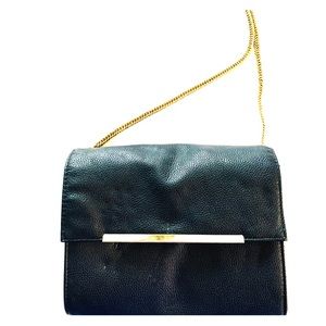 Black and gold crossbody/clutch